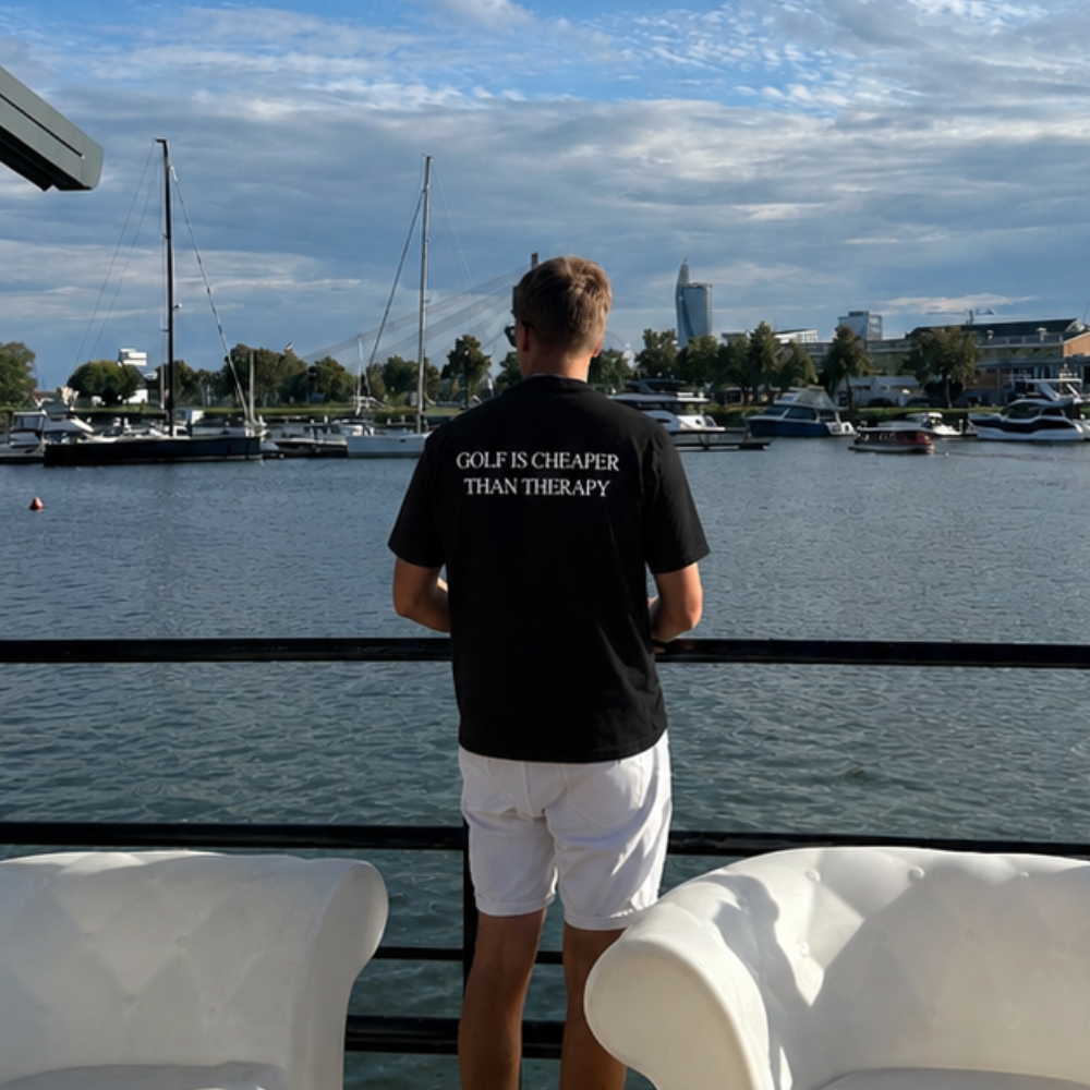 GOLF IS CHEAPER THAN THERAPY TEE